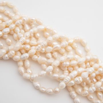 Perły hodowlane słodkowodne rice 5-7mm Perły hodowlane słodkowodne rice 5-7mm