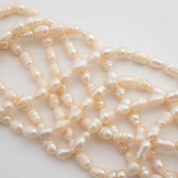 Perły hodowlane słodkowodne rice 6-7mm