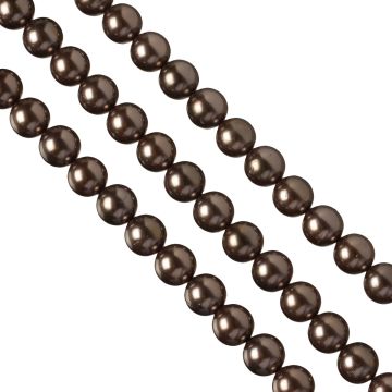 Perły seashell brązowe 12mm Perły seashell brązowe 12mm