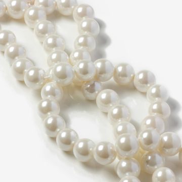 Perły ceramiczne kulki białe 10mm