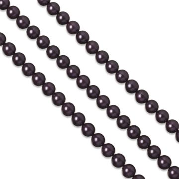 Perły seashell ciemno fioletowe 8mm Perły seashell ciemno fioletowe 8mm