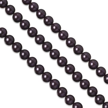 Perły seashell ciemno fioletowe 10mm Perły seashell ciemno fioletowe 10mm