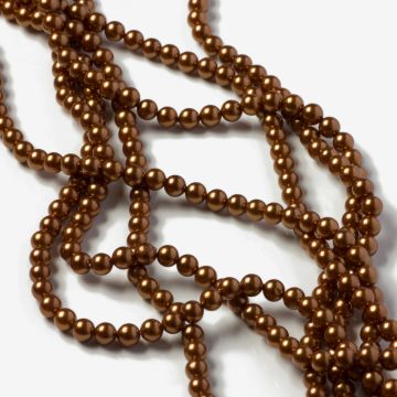 Perły seashell kulki miedziane 4mm Perły seashell kulki miedziane 4mm