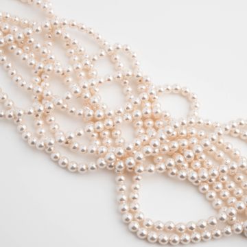 Perły seashell kulki ecru 4mm Perły seashell kulki ecru 4mm