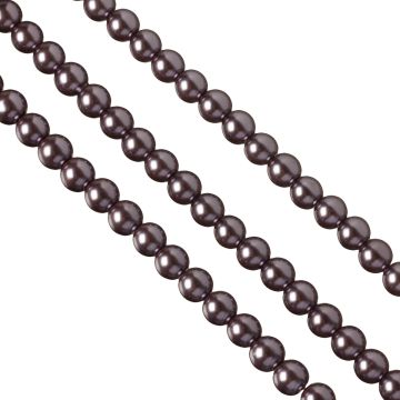 Perły szklane 10mm metaliczny fiolet Perły szklane 10mm metaliczny fiolet