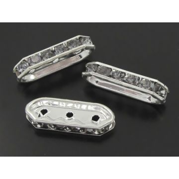 Przekładka z kryształkami black diamond 3 dziurki