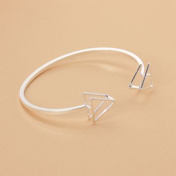 Bransoletka z mosiądzu trójkąty 16-21cm