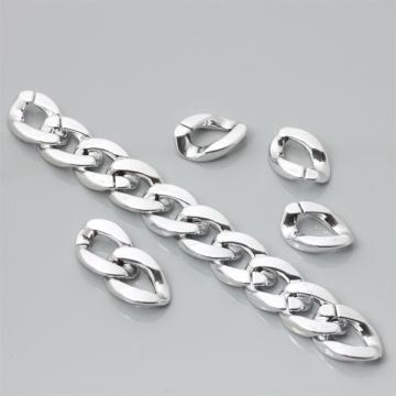 Ogniwa łańcucha akrylowego pancerka 23x16mm