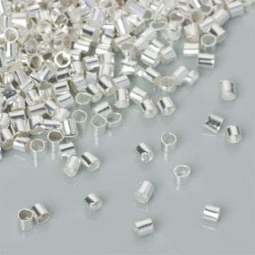 Posrebrzane zaciski 1,5mm