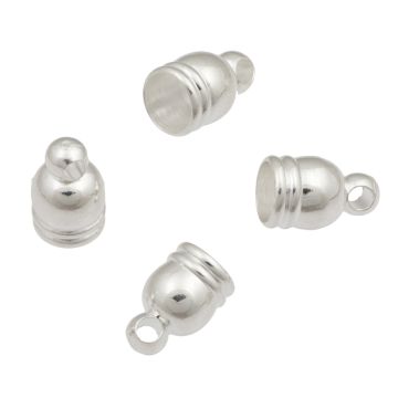 Końcówki do rzemieni i sznurków beczułki 4mm