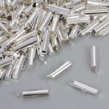 Końcówki do płaskich bransoletek 15x4mm