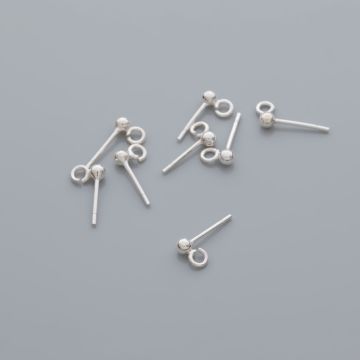 Srebrne sztyfty z kulką AG925 3mm