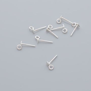 Srebrne sztyfty kwadraty 3mm, próba Ag925