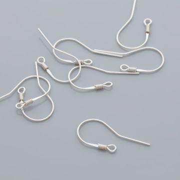 Srebrne bigle ze sprężynką próba AG925 22mm