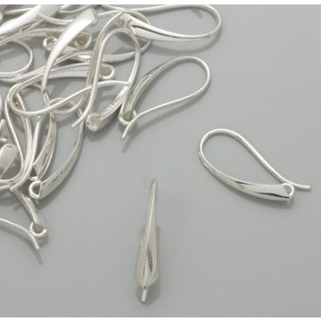 Srebrne bigle diamentowe otwarte AG925 23mm