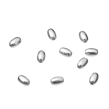 Srebrne oliwki gładkie AG925 3mm