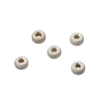 Srebrne oponki diamentowe AG925 5mm