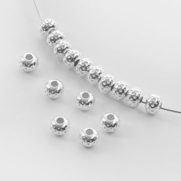 Srebrna przekładka oponka w kropeczki AG925 5mm