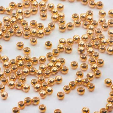 Srebrne zapięcie stoper do cienkich sznureczków AG925 pozłacane 4mm