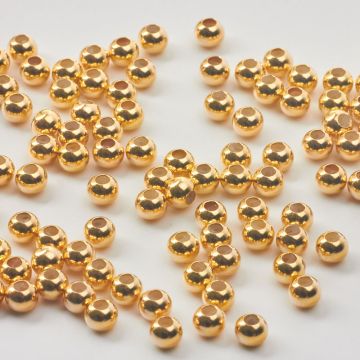 Srebrne zapięcie stoper do cieńkich sznureczków AG925 pozłacane 5mm