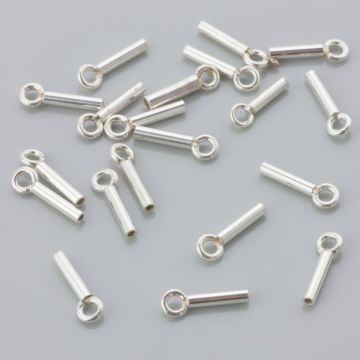 Srebrne końcówki do linek AG925 1mm