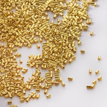 Srebrne zaciski AG925 pozłacane 1,5x2mm