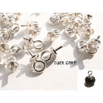 Srebrna krawatka do wklejania AG925 8mm Srebrna krawatka do wklejania AG925 8mm