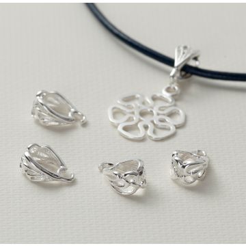 Srebrna krawatka ozdobna AG925 12mm