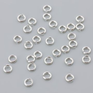 Srebrne kółeczka zaciskowe AG925 4x0,8mm