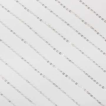 Srebrny łańcuszek forza płaski błyszczący AG925 1,5mm