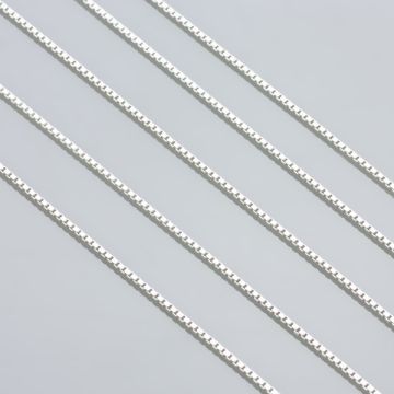 Łańcuszek kostka srebrny AG925 0,6mm,