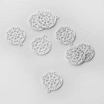 Srebrna zawieszka ażurowa AG925 18,5mm