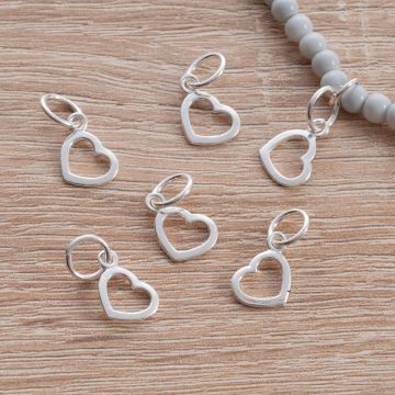 Srebrne serce 11x8mm AG925