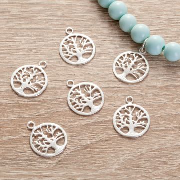 Srebrna zawieszka drzewo rodzinne AG925 15,5mm