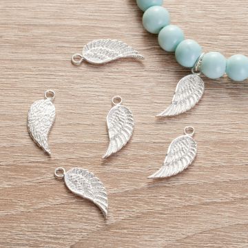 Srebrna zawieszka skrzydło anioła AG925 22x8.5mm