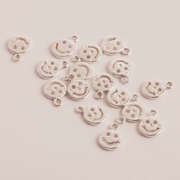 Srebrna zawieszka uśmiech AG925 6mm