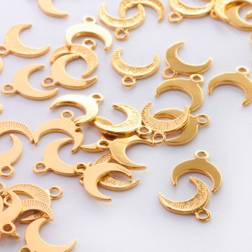 Zawieszka róg obfitości AG925 pozłacany 11,5mm