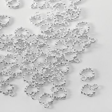 Srebrna zawieszka serce AG925 10mm