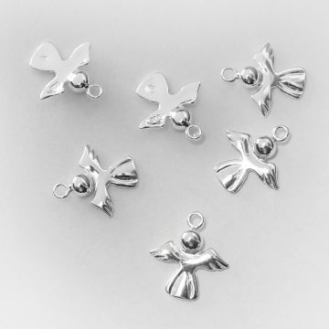 Srebrna zawieszka aniołek AG925 16mm