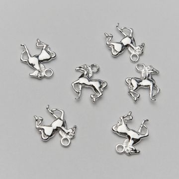 Srebrna zawieszka koń mustang AG925 14mm