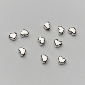 Srebrny koralik mini serduszko AG925 4mm