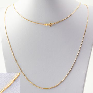 Łańcuszek cardano z zapięciem GOLDFILLED AU585 60cm 0,9mm