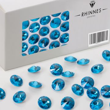 Rhinnes rivoli stone 12mm aquamarine