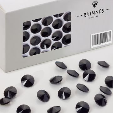 Rhinnes rivoli stone 12mm jet