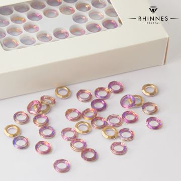 Kruształy Rhinnes ring cut volcano 10mm