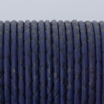 Rzemień klejony granatowe łuski 3mm