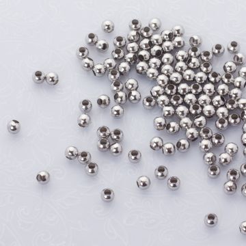 Kulki ze stali chirurgicznej w kolorze srebrnym 4mm