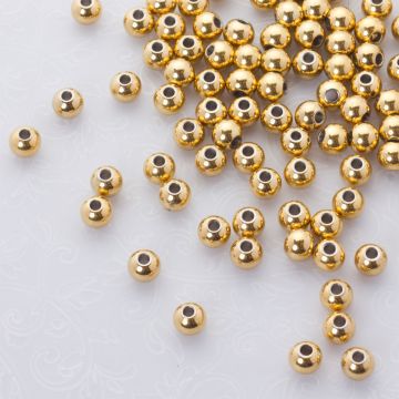 Kulki ze stali chirurgicznej w kolorze złotym 6mm PVD