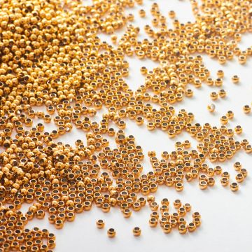 Kulki ze stali chirurgicznej w kolorze złotym 2mm PVD