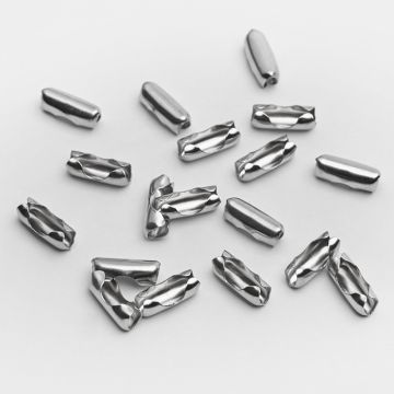 Zapięcie do łańcuszków kulkowych w kolorze srebrnym 3,5mm